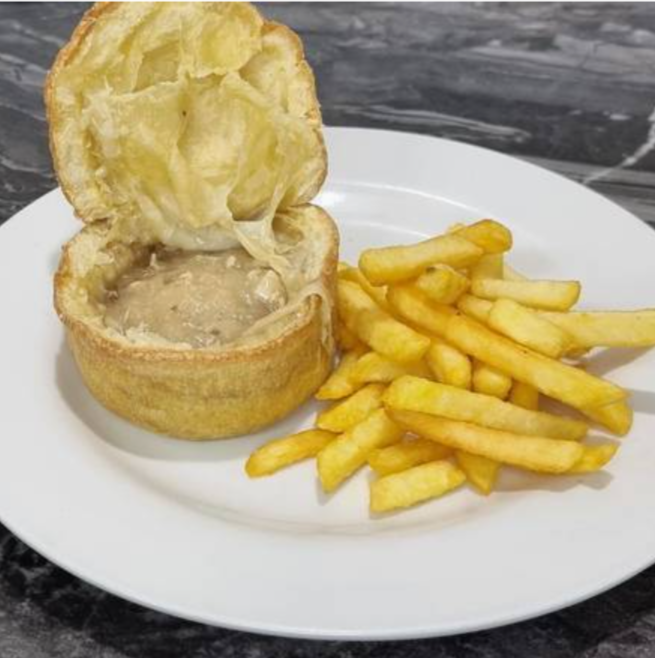 Chicken & Mushroom with Fries